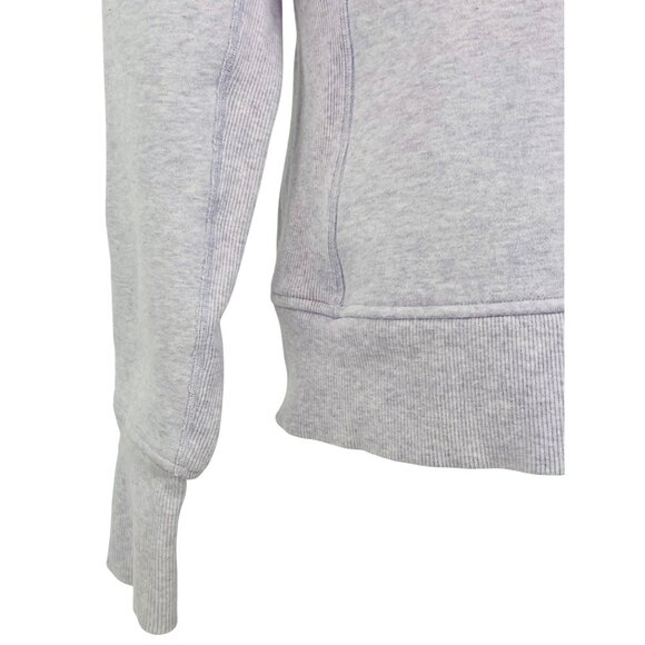 Vtg Y2K Lululemon Heathered Purple Fleece Lined Scuba Hoodie | Athleisure Preppy - Picture 11 of 16